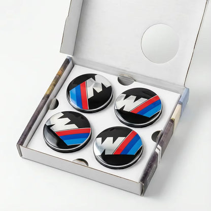 BMW Floating Wheel Center Caps - 4-Piece 56mm/68mm Wheel Hub Caps for BMW Models