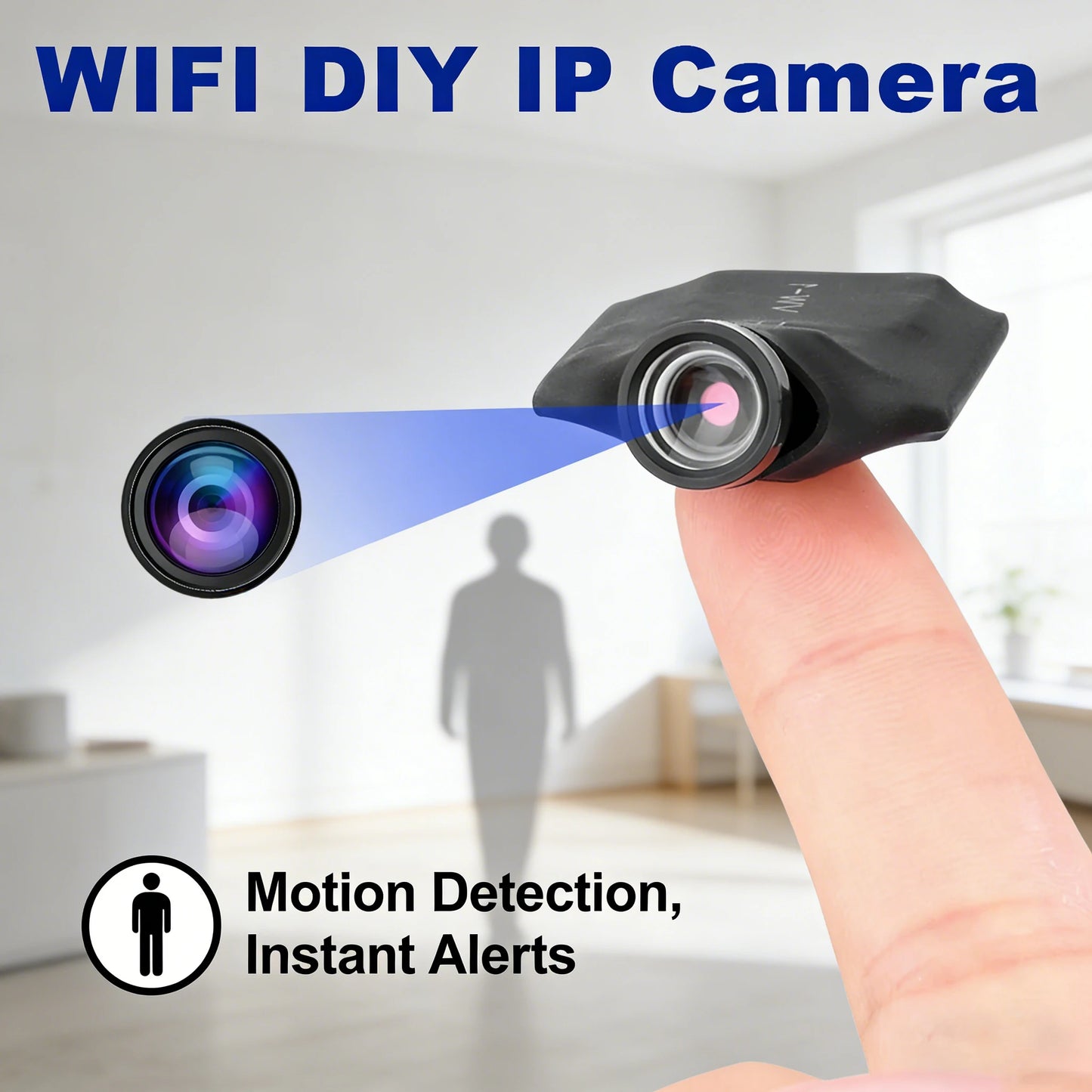 Mini WiFi Camera Module - 1080P HD DIY Video Recorder with Motion Detection and Remote Security Monitoring