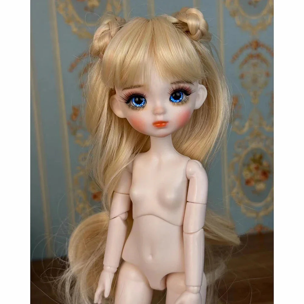 Sweet Doll 1/6 BJD Handmade 30cm Princess Doll – Makeup Doll for Girls Birthday Gift