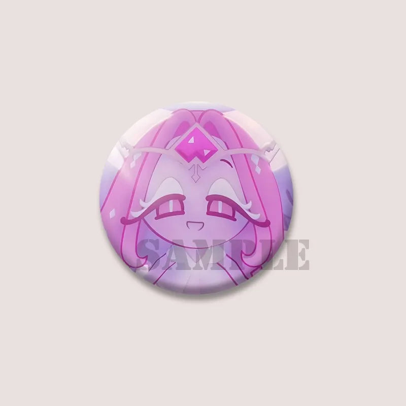 Cute Cartoon Game CRK Eternal Sugar Cookie Coin Brooch – Button Pins for Backpack, Hat, Clothes & Gifts
