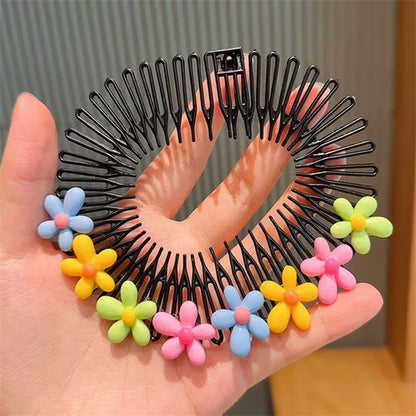 Children's Hair Accessories - Trendy Flower Fruit Alloy Hair Combs & Clips - Sweet Girls' Hairpins for Lovely Hairstyles