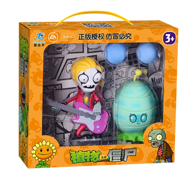 Plants vs Zombies 2 Toy Figure Set – Mechanical Shark & Wild West Gargantuar Game Character Collectible Gift