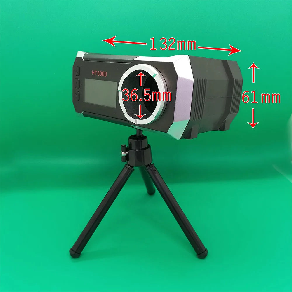 LCD Screen Bullet Firing Speed Chronograph HT6000 – Shooting Velometer for Air Gun, Paintball Gun, and Smart Speed Tester with APP
