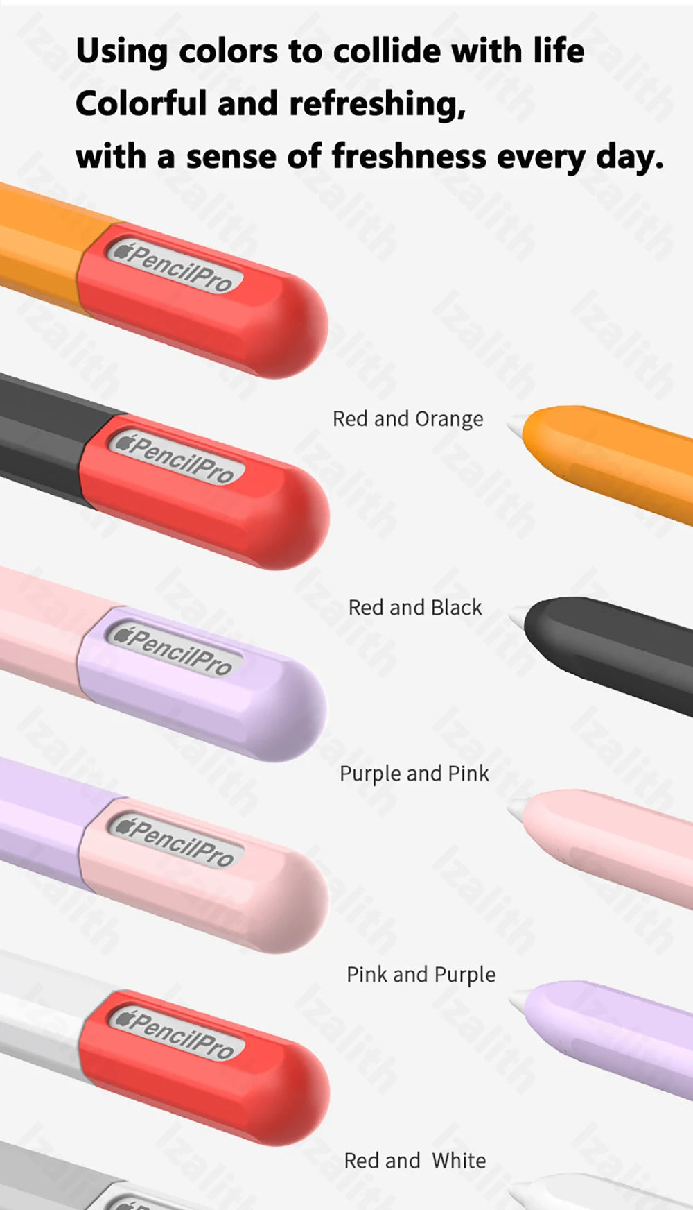 Pencil Case for Apple Pencil Pro | Soft Silicone Ultra-Thin Protective Cover for iPad Pencil