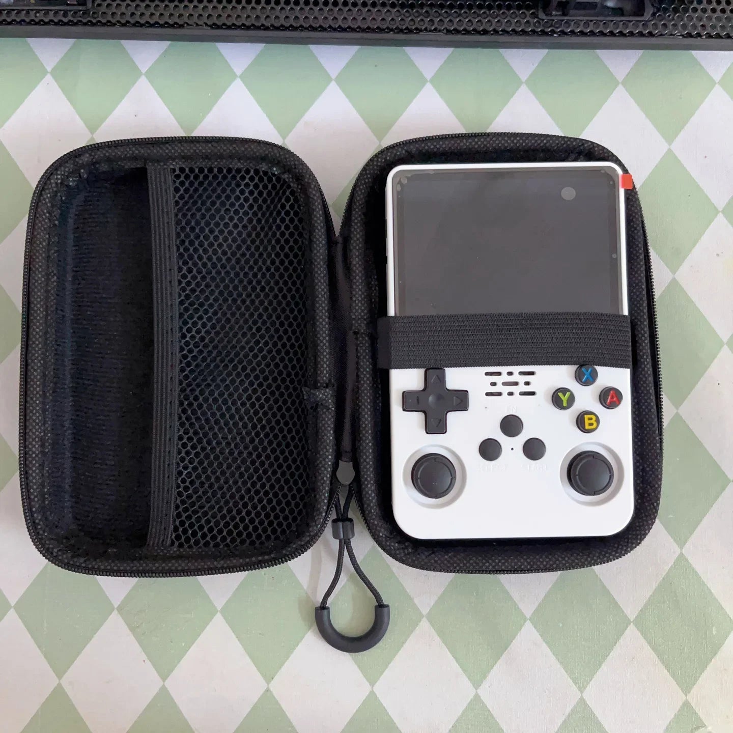 R36S/R35 Plus Game Console Storage Bag – EVA Hard Portable Carry Case for Game Accessories – Protective Case for R36S Console