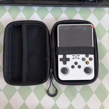 R36S/R35 Plus Game Console Storage Bag – EVA Hard Portable Carry Case for Game Accessories – Protective Case for R36S Console