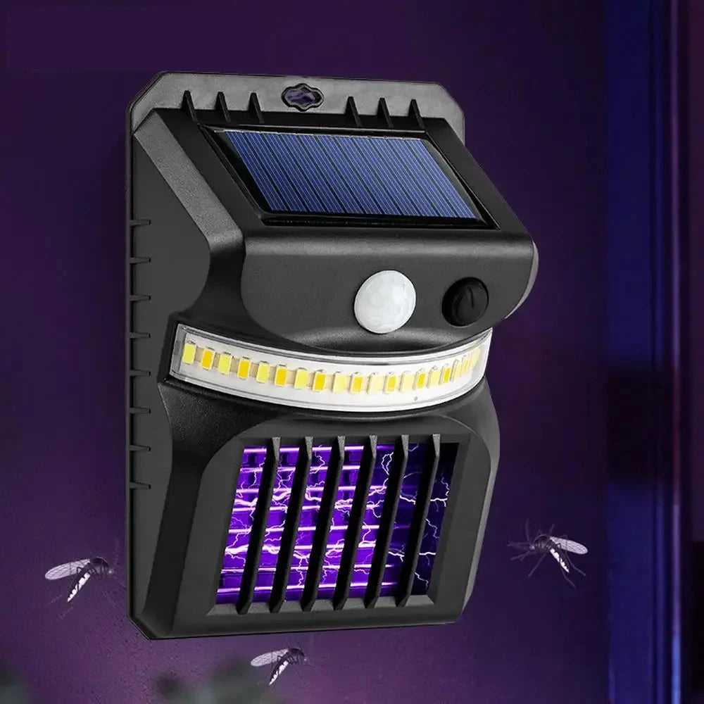Outdoor Solar Mosquito Killer Lamp - Infrared Sensor, Waterproof Light with Mosquito Control for Gardens