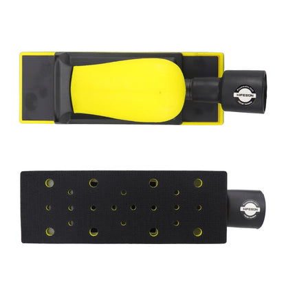 HIFESON Handheld Sander: Manual Sandpaper Tool with Dust Extraction - Ideal for Metal and Wood Work, Hand Polisher Grinding Machine