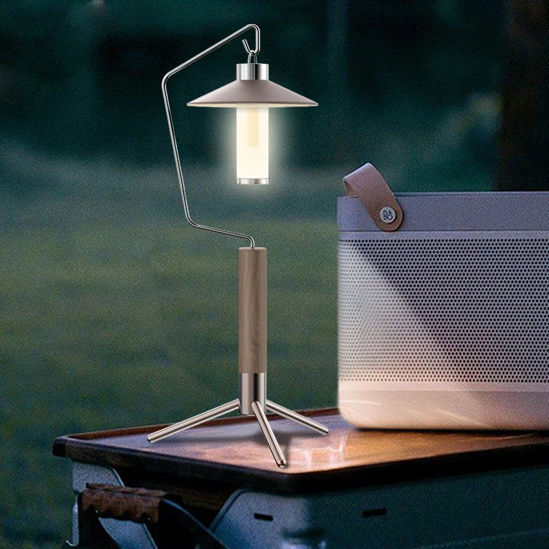 TARKA Camping Tabletop Lantern Stand - Detachable Light Rack with Universal Hanging Hooks for Desktop Lighting