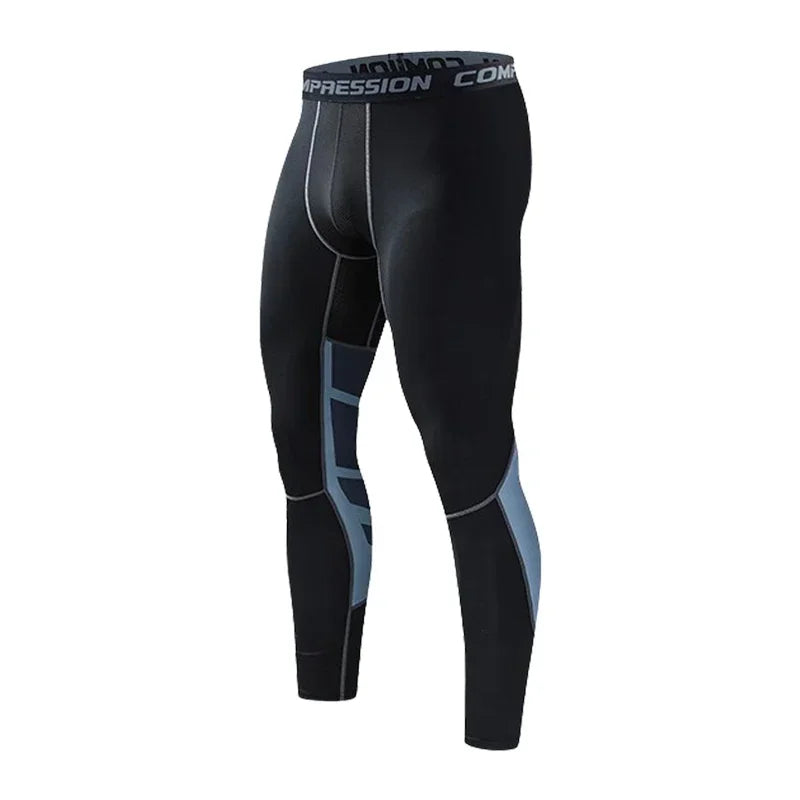 Men's Running Tracksuit Set - Compression Fitness Sportswear With Leggings, Gym Tights & Training Sweatpants