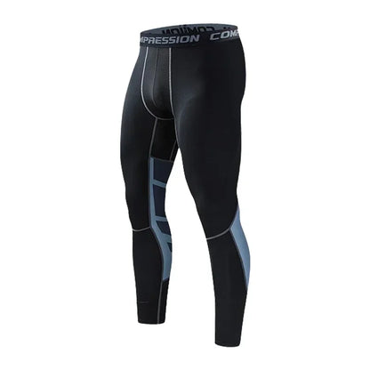 Men's Running Tracksuit Set - Compression Fitness Sportswear With Leggings, Gym Tights & Training Sweatpants