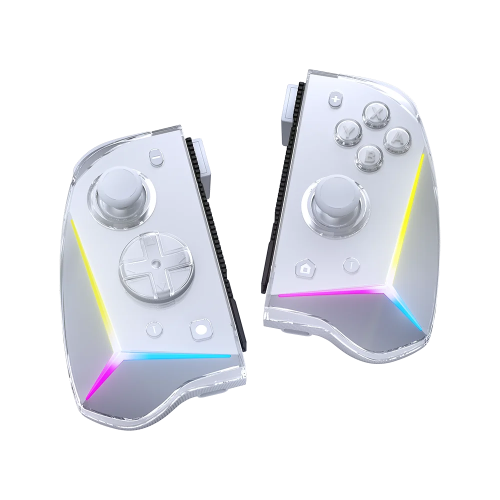 EasySMX S15 L/R Wireless RGB Controller — Compatible with Nintendo Switch/OLED, Gyroscope, Amiibo & Hall Effect, Perfect for Pokemon Games