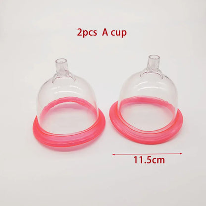 E-Cup Vacuum Suction Breast Enlargement & Body Massage Device, Multi-Function Cupping System for Neck, Back, Butt Lift & Nipple Care