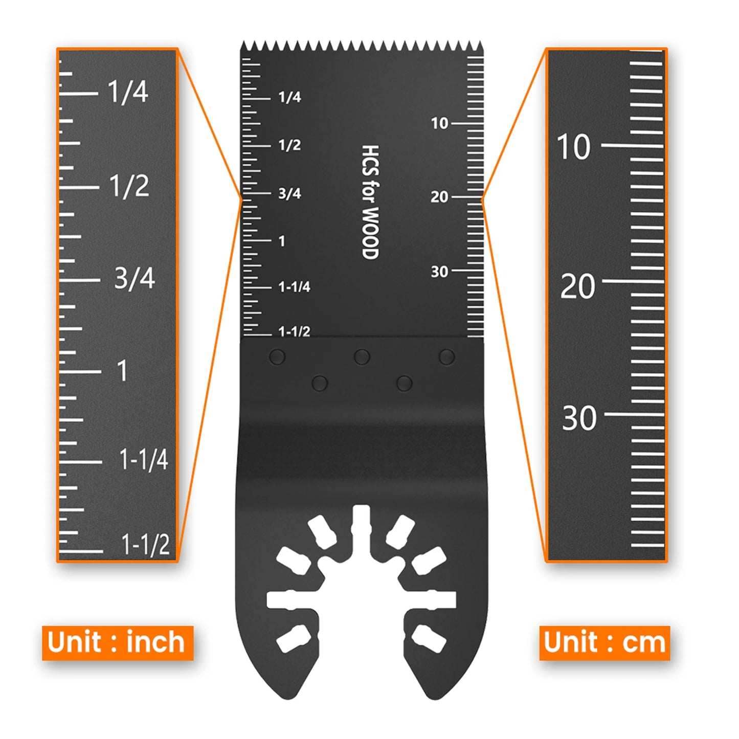Oscillating Multi-Tool Saw Blades Set (10/60/100Pcs) – Fast Cutting Renovator Blades for Wood, Metal & Plastic Multi-Function Cutter Kit