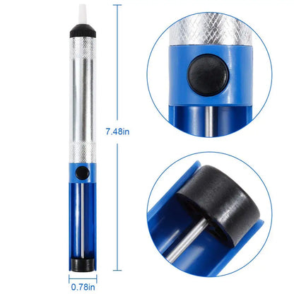 JCD Desoldering Pump - Aluminum Vacuum Solder Sucker Tool for Solder Removal and Electronics Repair