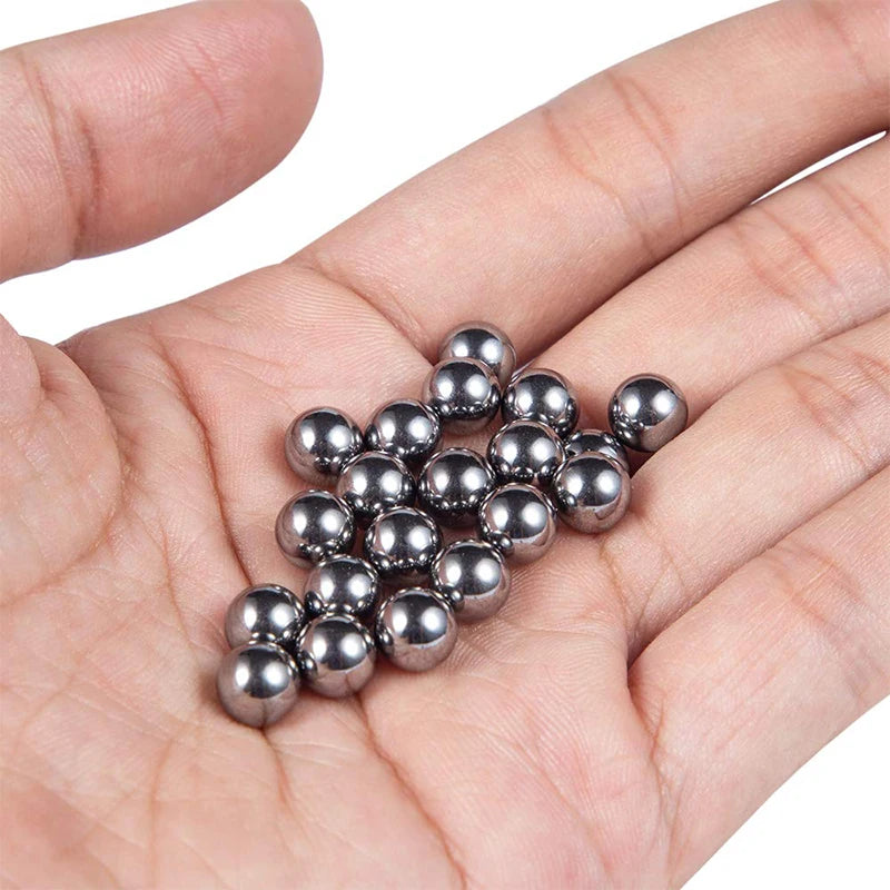 200-1000Pcs Precision Chrome Steel Bearing Balls - Assorted SAE Sizes 1/4" to 3/32" for Bicycle Repair & Mechanical Parts