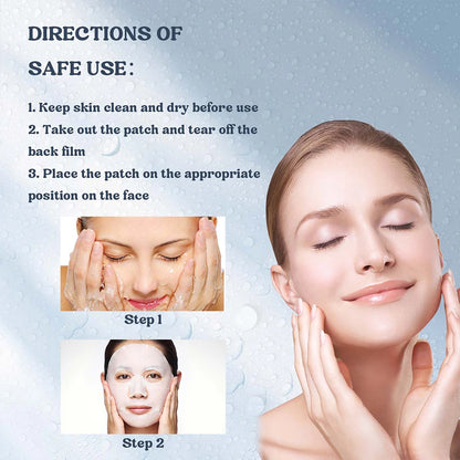 Bio-Collagen Anti-Wrinkle Face Mask – Deep Lifting Mask with Hydrolyzed Collagen, Collagen Reverse Film Peel-Off Mask