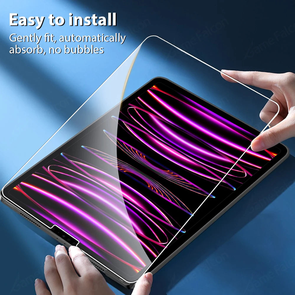 Tempered Glass Screen Protector for iPad — Compatible with iPad Pro, Air, Mini (6th–13th Gen, 11–12.9")