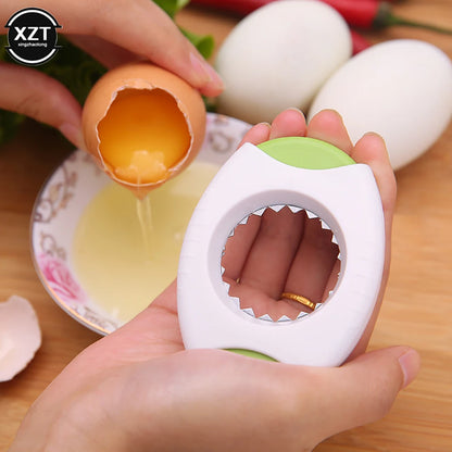 Cute Boiled Egg Shell Topper Cutter - Kitchen Essential for Easy Egg Cup Removal - Household Baking Accessory