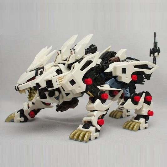 BT ZOIDS White Liger ZERO Building Kit - 1:72 Scale Full Action Assembly Model Collection Gift