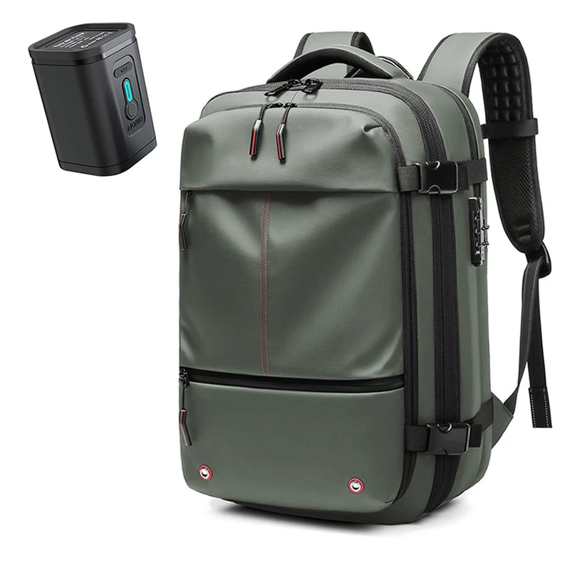 Men's Travel Backpack – Large Capacity 17-Inch Laptop Backpack, Business & Hiking Expandable School Bag