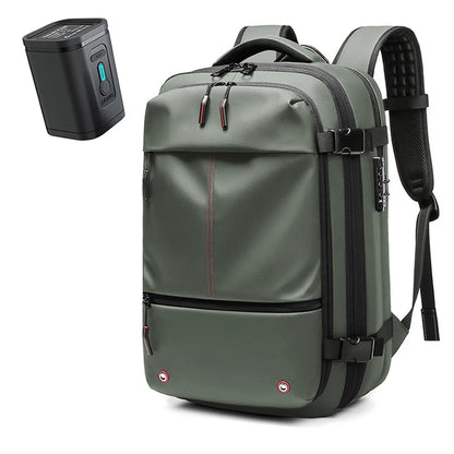 Men's Travel Backpack – Large Capacity 17-Inch Laptop Backpack, Business & Hiking Expandable School Bag