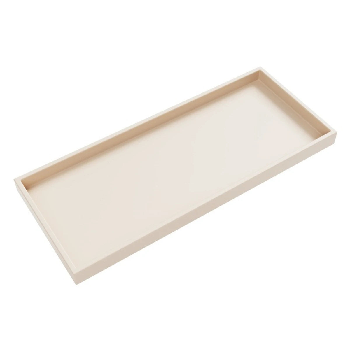 Silicone Bathroom Counter Tray – Vanity Organizer for Soap, Dispensers & Dressing Table Storage