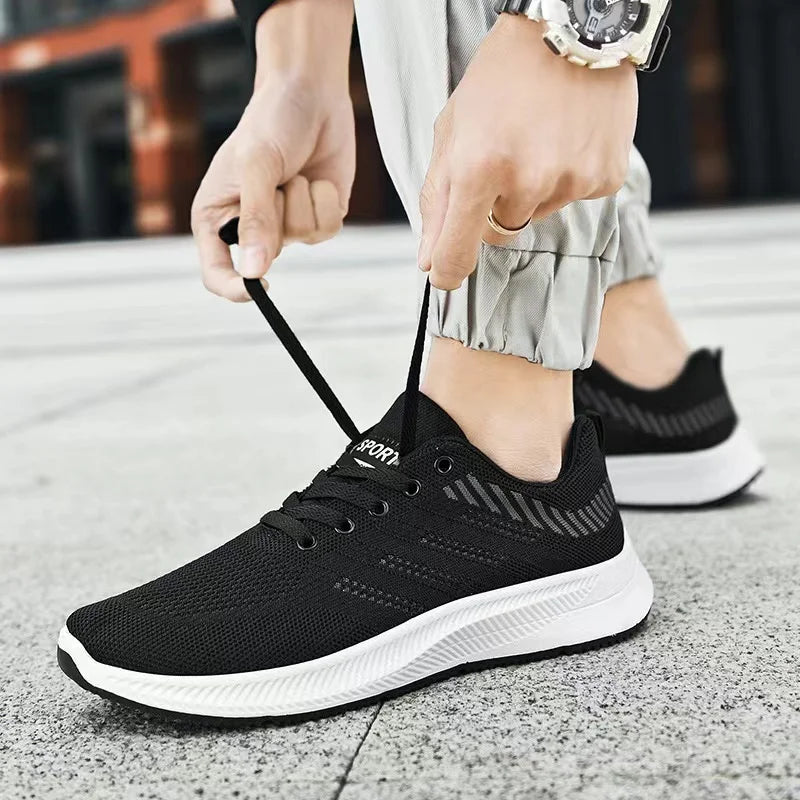 2025 Men's Casual Sports Shoes – Breathable Running & Outdoor Walking Tennis Shoes