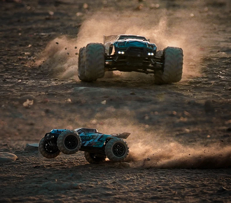 1:16 4WD RC Car – 70KM/H High-Speed Drift Monster Truck with LED, Remote Control, 4x4 for Kids, WLtoys 144001