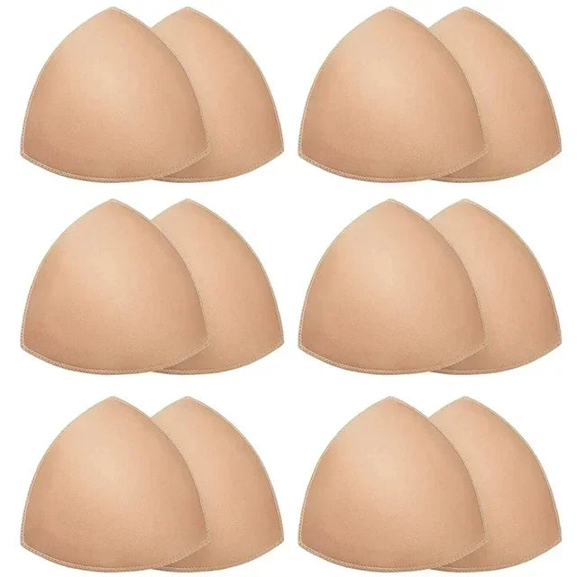Soft Removable Bra Pads Inserts – Push Up Breast Enhancer Cups for Women Sports Bras, Bikini & Swimwear Support Pads