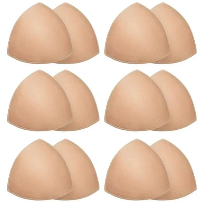 Soft Removable Bra Pads Inserts – Push Up Breast Enhancer Cups for Women Sports Bras, Bikini & Swimwear Support Pads