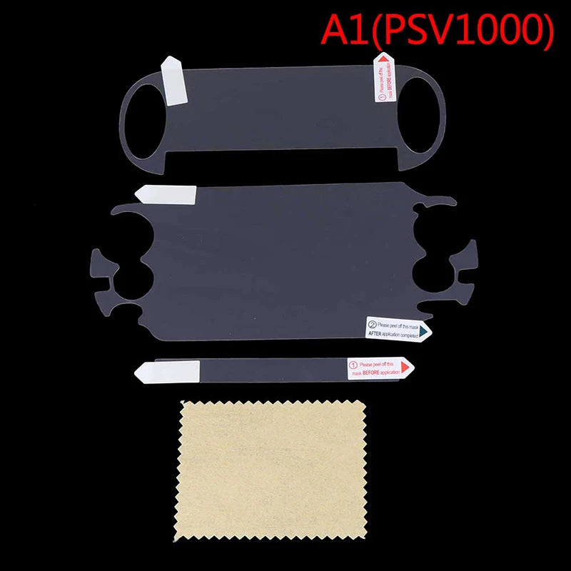 HD Transparent Screen Protector Film for PS Vita PSV 1000/2000 Front & Back