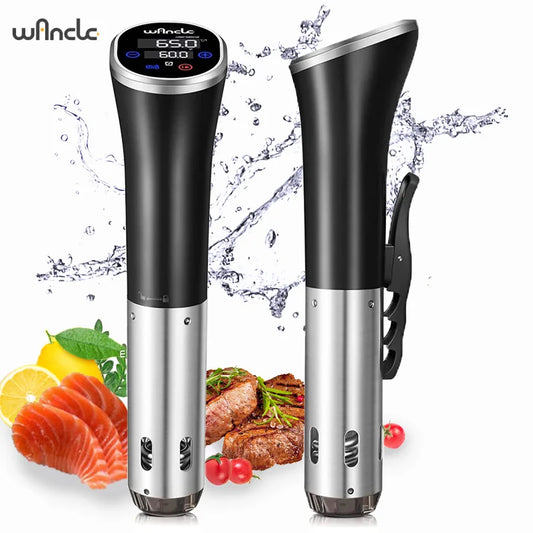 Wancle 1100W Sous Vide Cooker - LCD Touch Immersion Circulator, Accurate Cooking, IPX7 Waterproof with Digital Display
