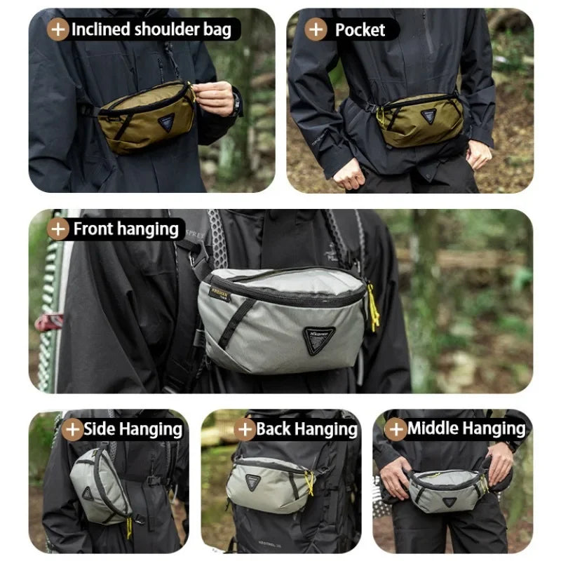 Waist Bag for Outdoor Sports – Lightweight Hiking, Cycling & Mountaineering Mobile Storage, Travel Backpack Expansion Pack