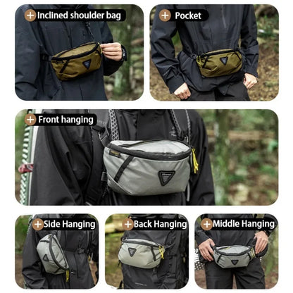 Waist Bag for Outdoor Sports – Lightweight Hiking, Cycling & Mountaineering Mobile Storage, Travel Backpack Expansion Pack