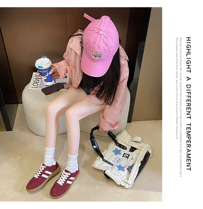 Women’s Casual Lace-Up Shoes | Lightweight Anti-Slip Flat Sneakers for Outdoor Walking