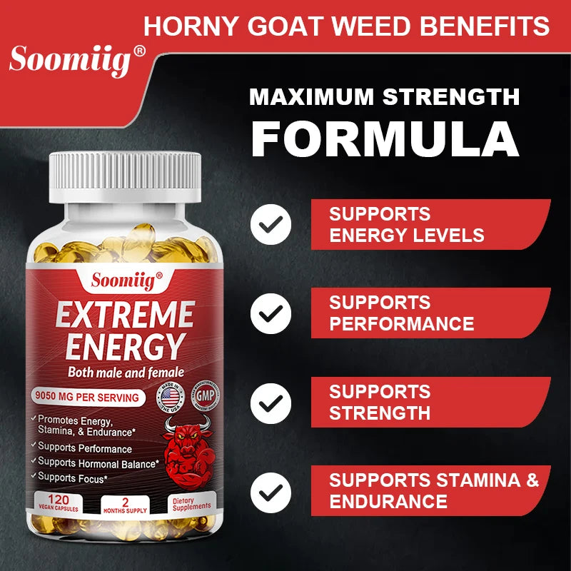 Ginseng Energy Booster – Natural Supplement for Focus, Endurance, Performance & Fatigue Relief