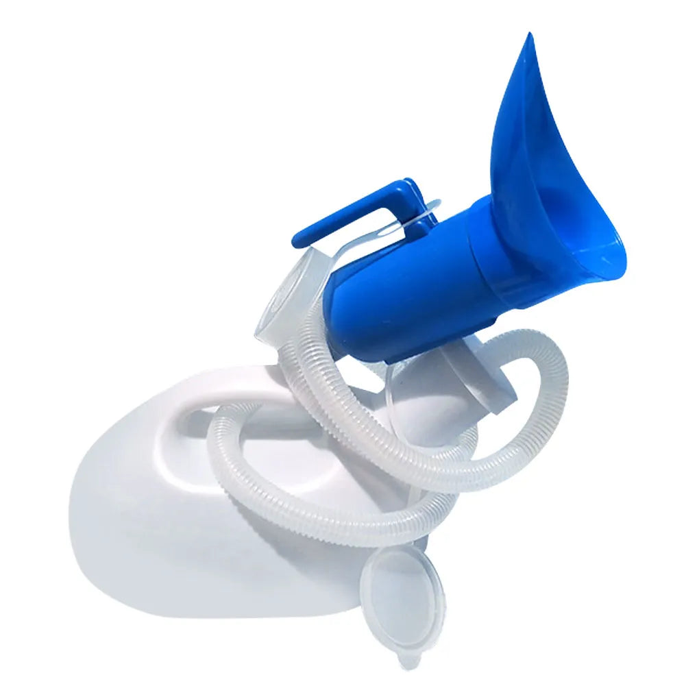 Portable Urinal with Extension Hose: 2000ml Capacity for Men and Women - Ideal for Camping and Travel