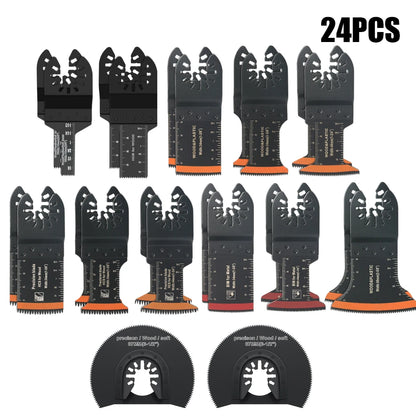 Tooth Oscillating Saw Blade Kit - 10-39PCS Carbide Multitool Blades for Wood PVC & Metal Cutting