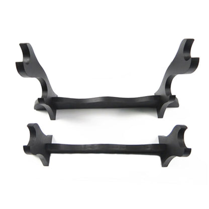 Large Wooden Sword Display Stand - 1/2 Layer Rack for Katana, Wakizashi, Tanto & Wand