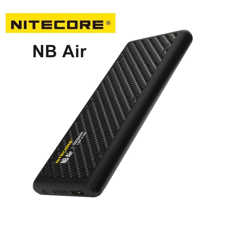 NITECORE NB Air 5000mAh Power Bank – IPX7 Waterproof, 18W USB-C Fast Charge, PD QC3.0 for Smartphones