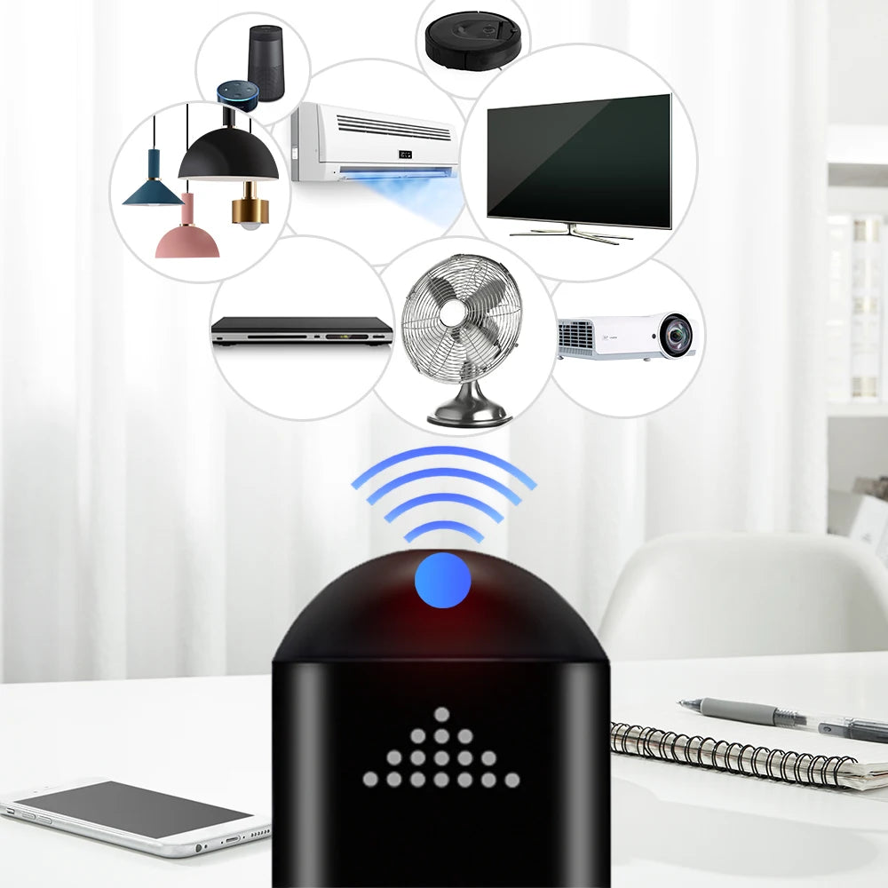 Universal Mini Infrared Transmitter for iOS Smartphones - Smart Remote Controller Replacement for TV, Air Conditioner, Fan, Camera, and More