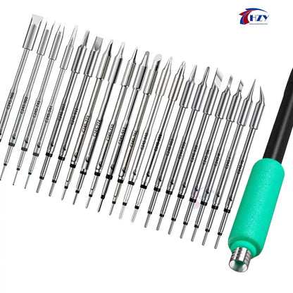 HZY C245 Soldering Iron Tips Set – Universal T245 Compatible Tips for Phone Repair & Soldering Stations