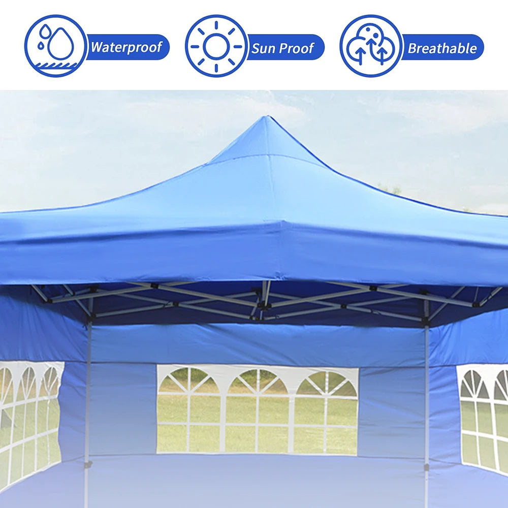 Outdoor Tent Sidewall with Window – Waterproof, Wear-Resistant, UV-Resistant Curtain for Camping Tents