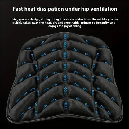 Universal Motorcycle Seat Cushion - Thick Shock-Absorbing Heat-Insulating Comfort Pad