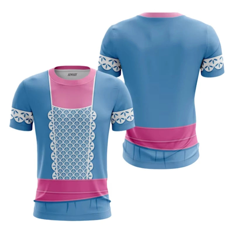 Toy Story 3D Printed T-Shirt - Woody & Jessie Summer Short Sleeve Matching Tops for Kids & Parents