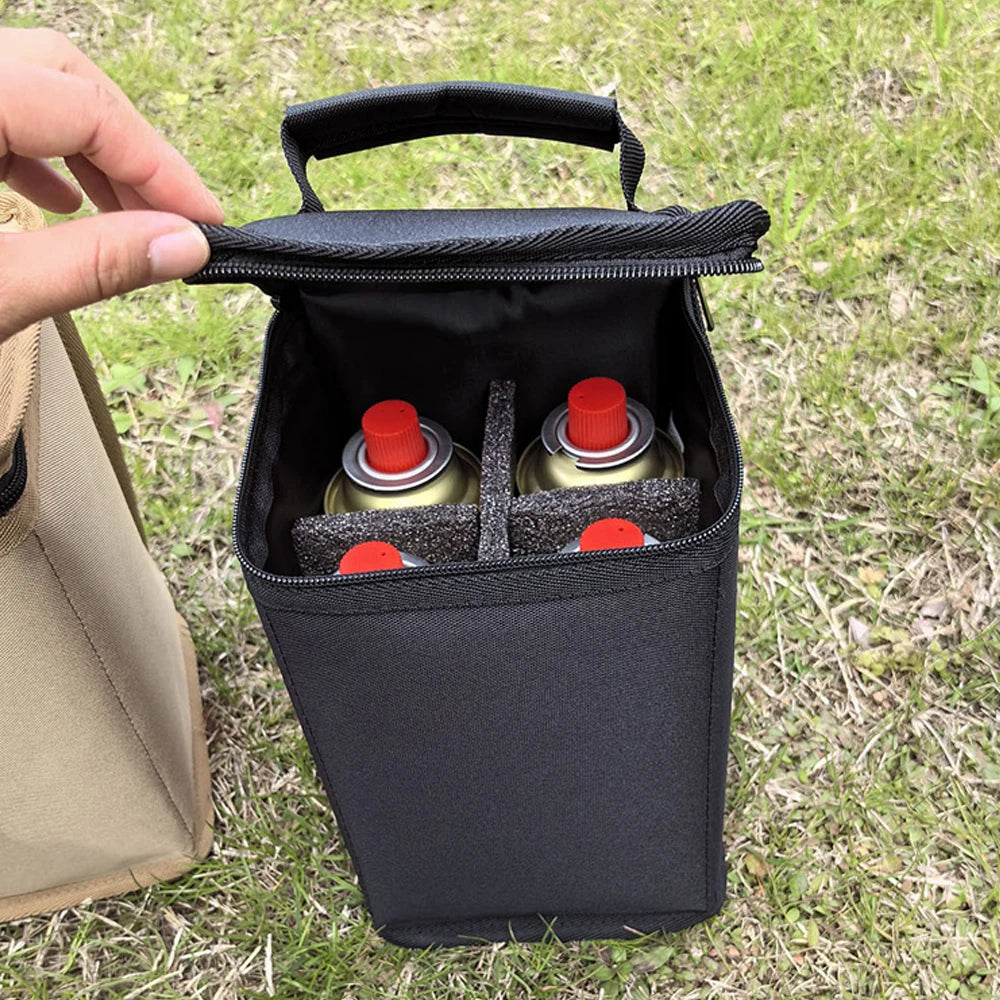 Portable Camping Gas Tank Storage Bag – Protective, Anti-Collision Fuel Cylinder Carrying Case for Outdoor Cooking