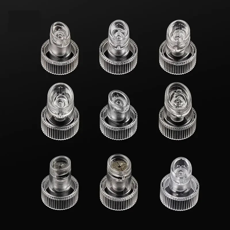 9PCS Hydro Dermabrasion Replacement Tips - H2O Water Oxygen Jet Peel & Hydrafacial Accessories