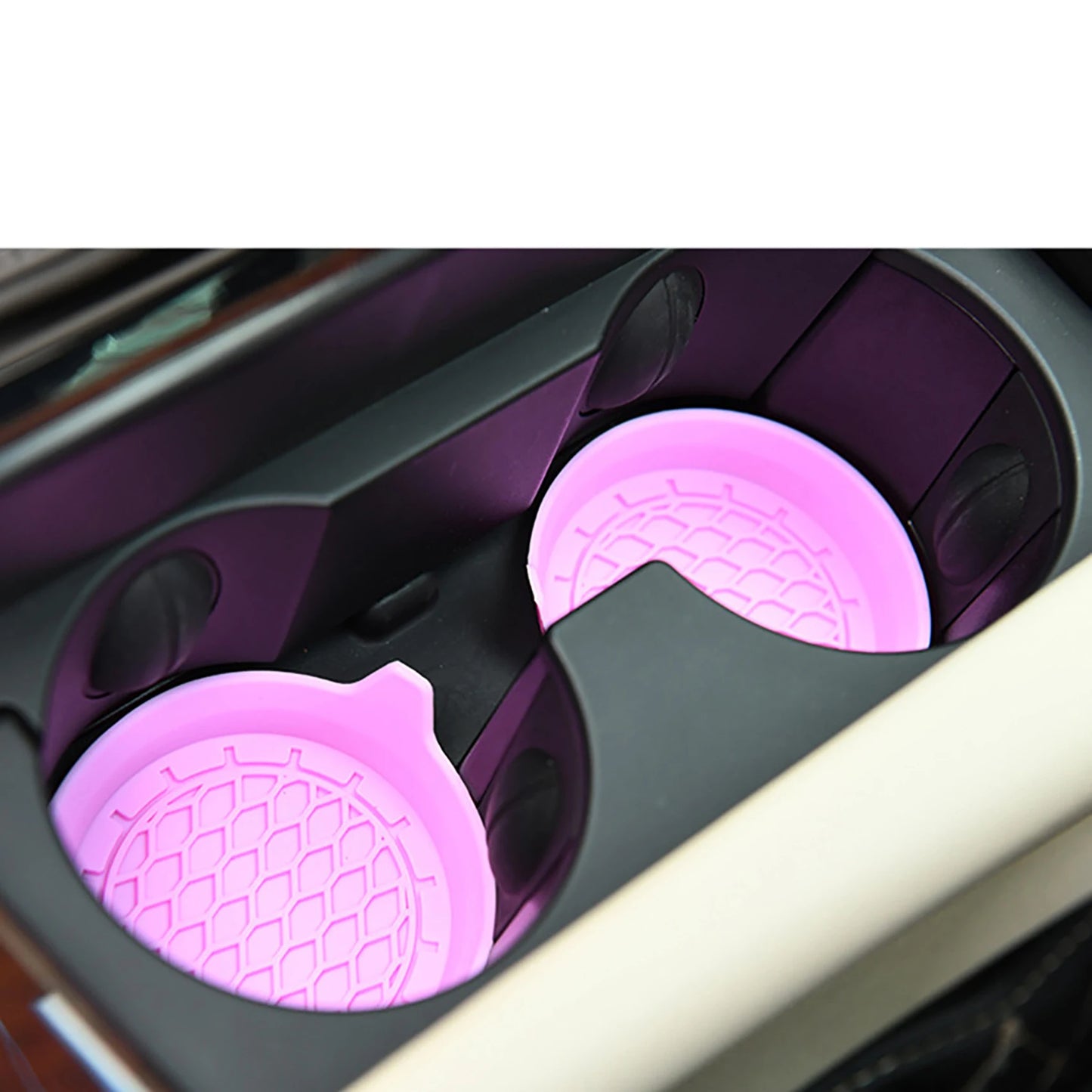 Non-Slip Silicone Car Cup Coaster Mat – Auto Drink Holder Pad for Interior Protection & Decoration Accessories