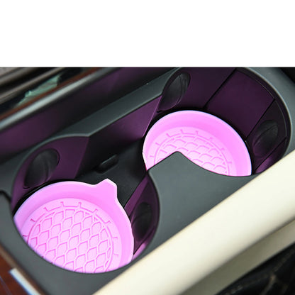 Non-Slip Silicone Car Cup Coaster Mat – Auto Drink Holder Pad for Interior Protection & Decoration Accessories